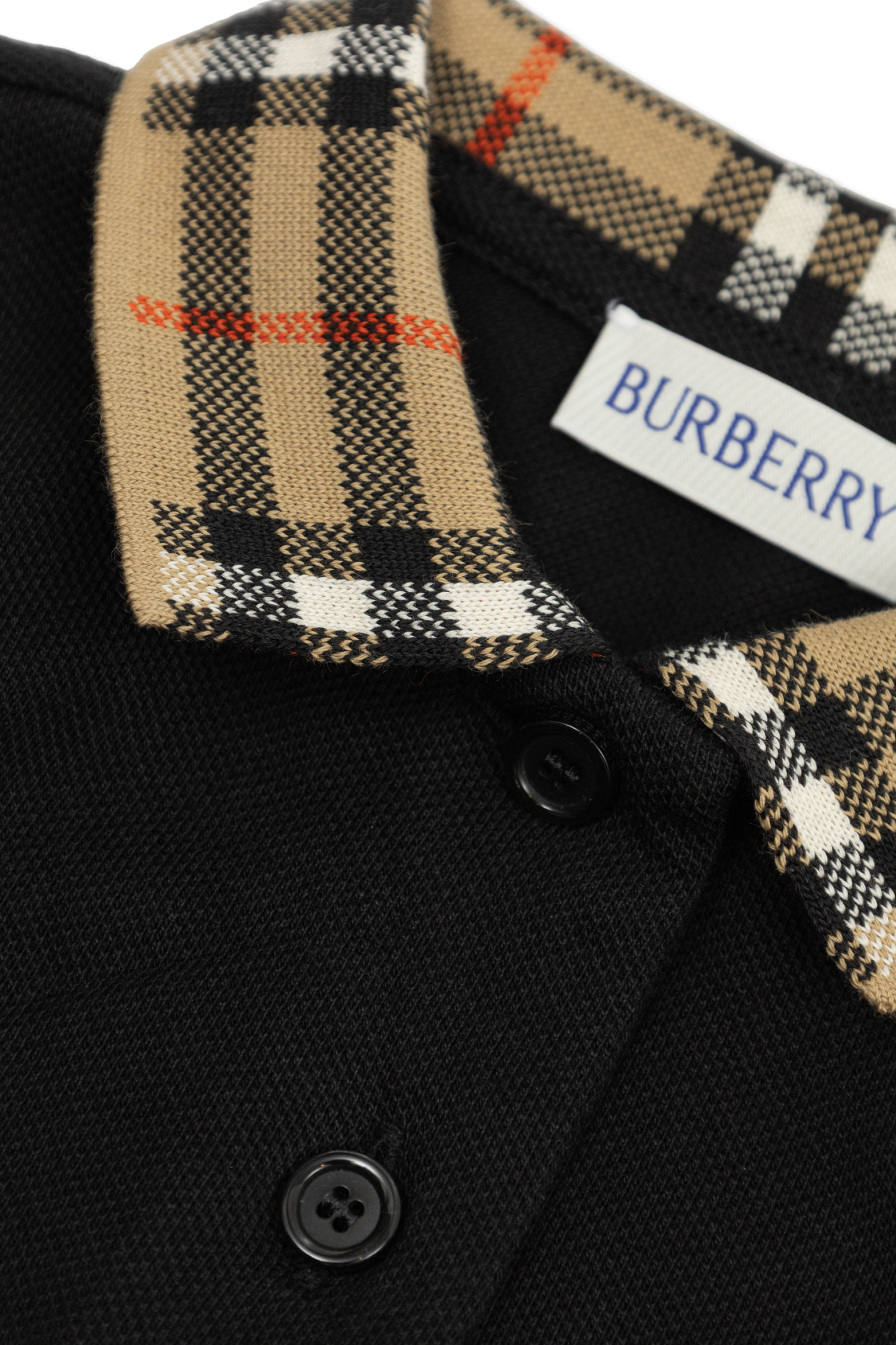 Black Polo dress Burberry Kids - Vitkac AS